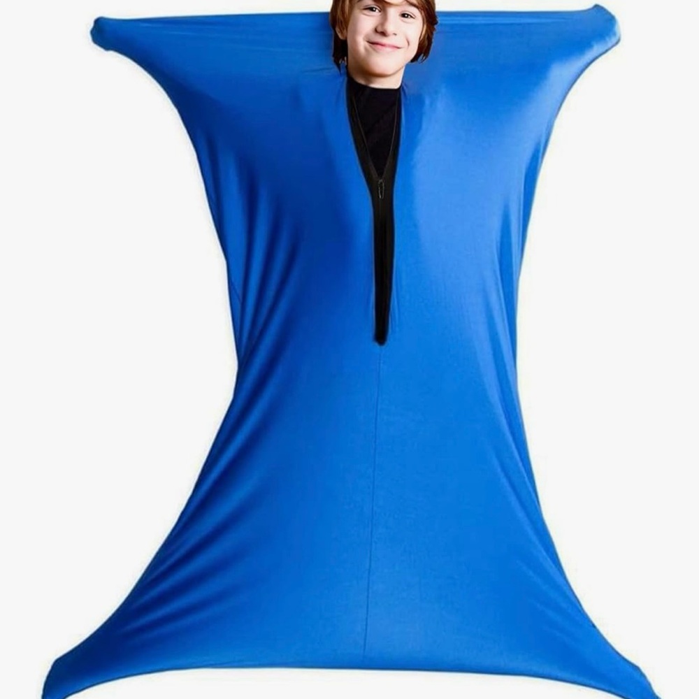 Blue Stretchy Body Sock